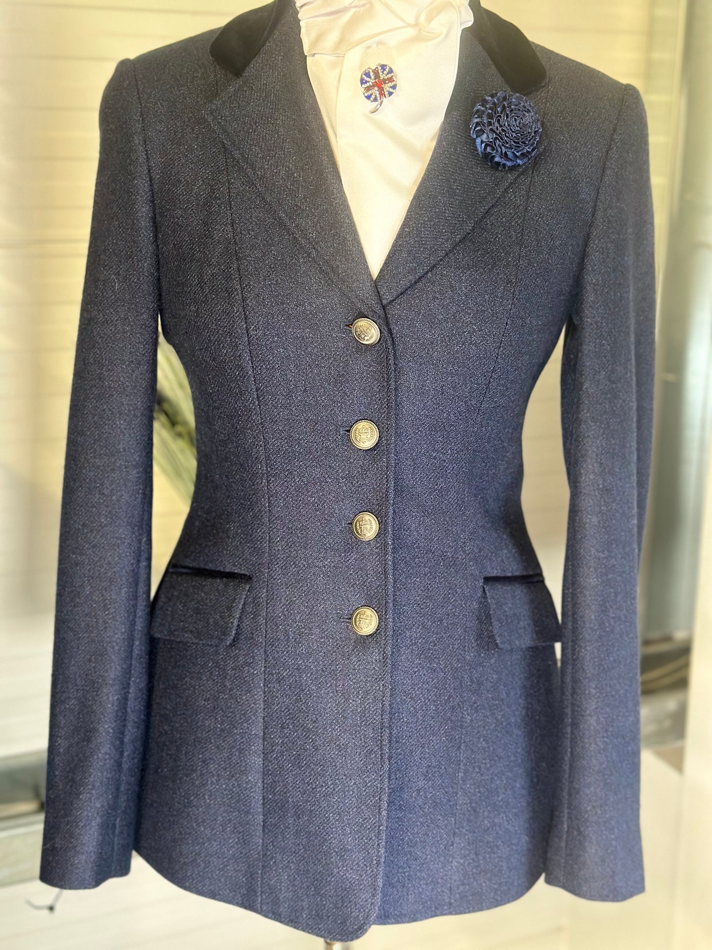 IN STOCK & M2M: Lightweight Navy Tweed